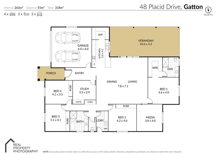 Floorplan of Homely house listing, 48 Placid Drive, Gatton QLD 4343