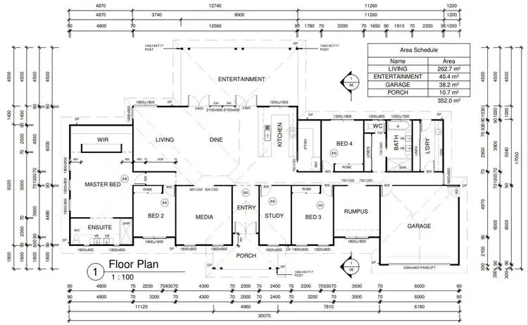 Floorplan of Homely rural property listing, 1 McRae Road, Elimbah QLD 4516
