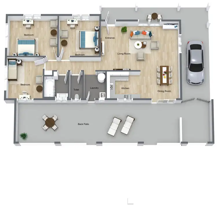 Floorplan of Homely house listing, 56 Hollywood Boulevard, White Rock QLD 4868