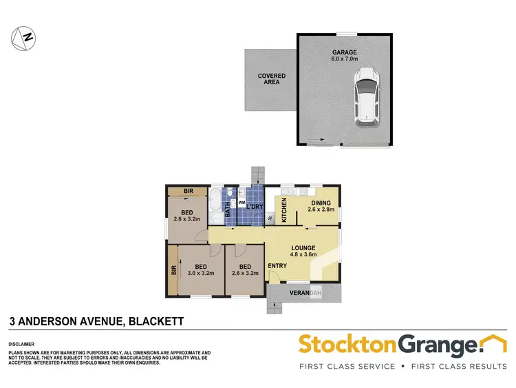 Floorplan of Homely house listing, 3 Anderson Ave, Blackett NSW 2770
