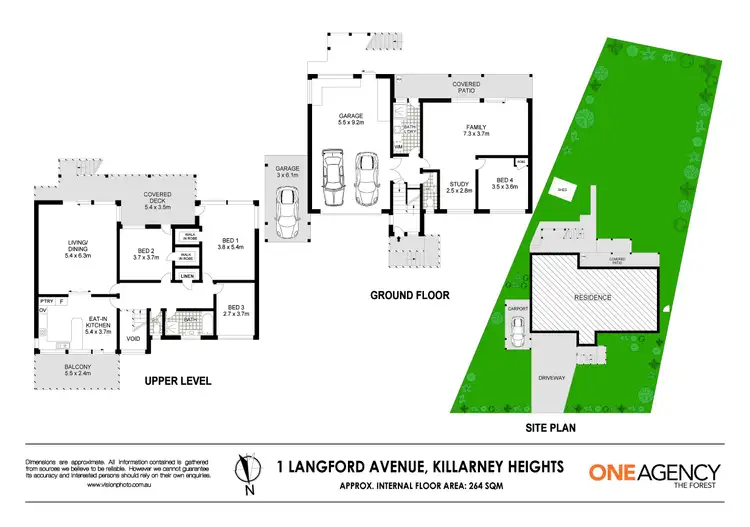 Floorplan of Homely house listing, 1 Lanford Avenue, Killarney Heights NSW 2087