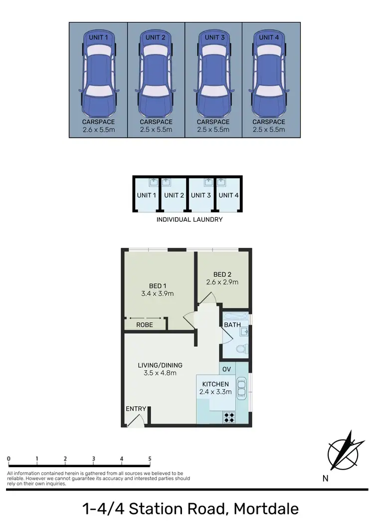 Floorplan of Homely block of units listing, 4 Station Street, Mortdale NSW 2223