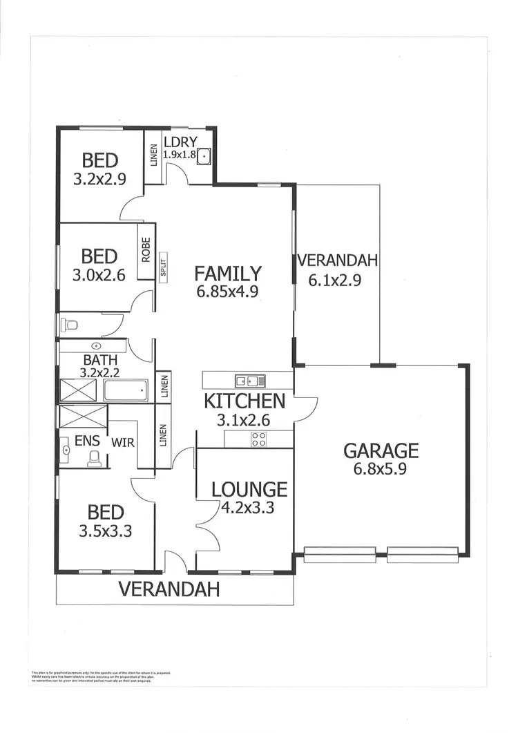 Floorplan of Homely house listing, 1 Thespian Court, Murray Bridge SA 5253
