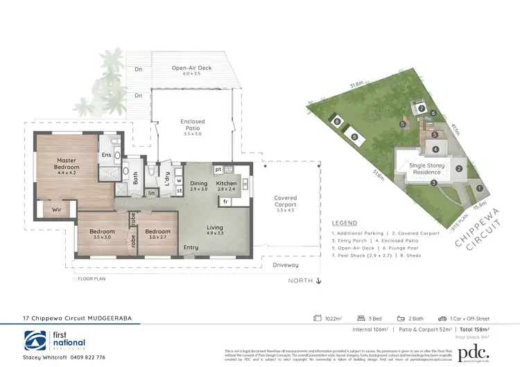 Floorplan of Homely house listing, 17 Chippewa Circuit, Mudgeeraba QLD 4213