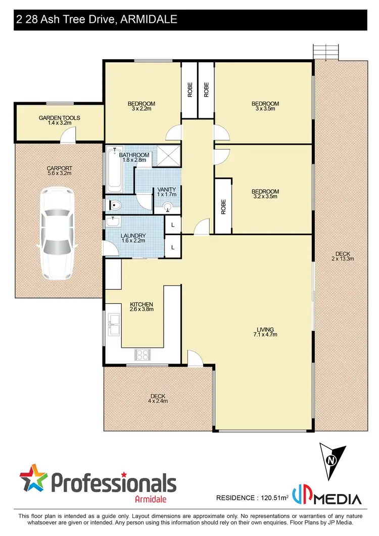 Floorplan of Homely villa listing, 2/28 Ash Tree Drive, Armidale NSW 2350
