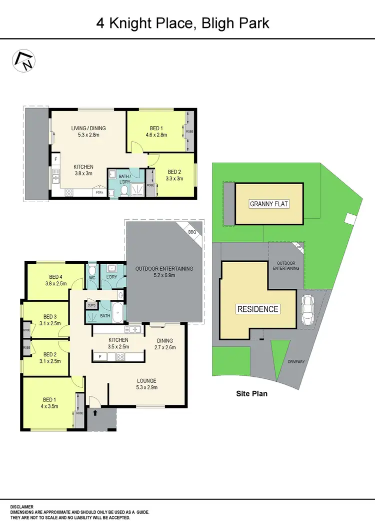 Floorplan of Homely house listing, 4 Knight Place, Bligh Park NSW 2756