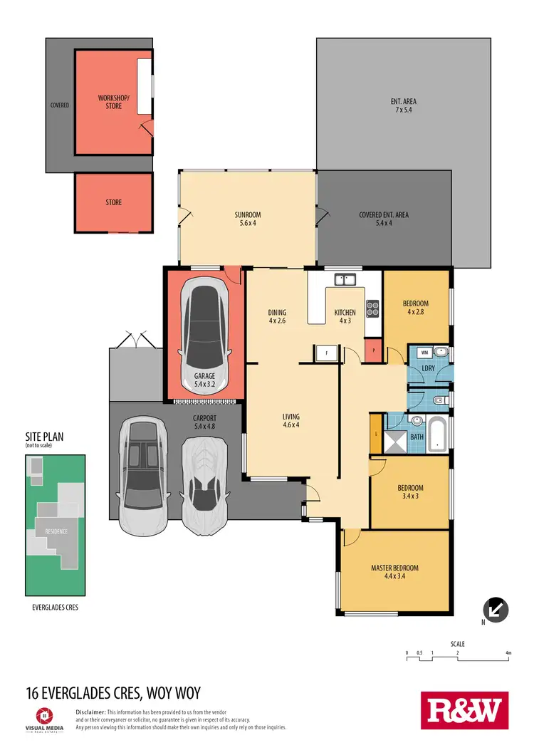 Floorplan of Homely house listing, 16 Everglades Cresent, Woy Woy NSW 2256