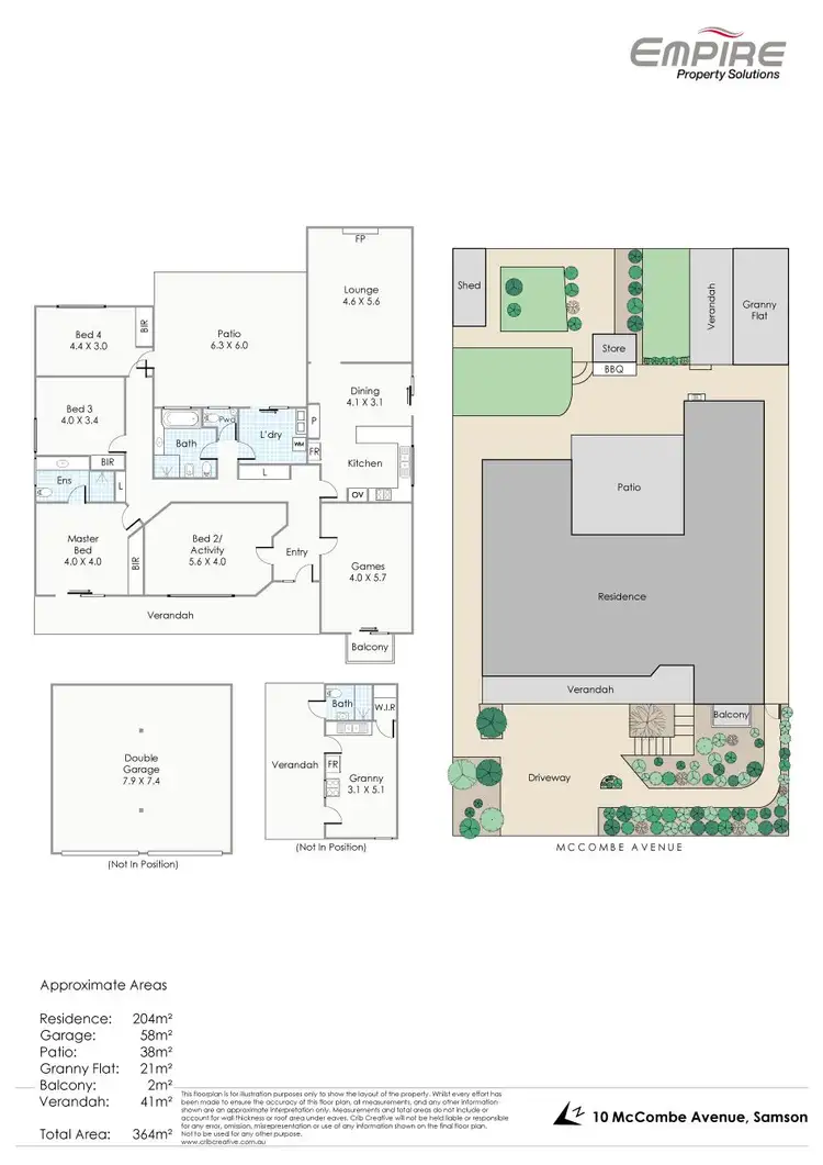 Floorplan of Homely house listing, 10 McCombe Avenue, Samson WA 6163