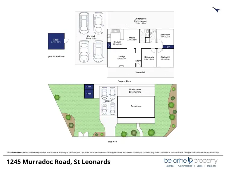 Floorplan of Homely house listing, 1245 Murradoc Road, St Leonards VIC 3223