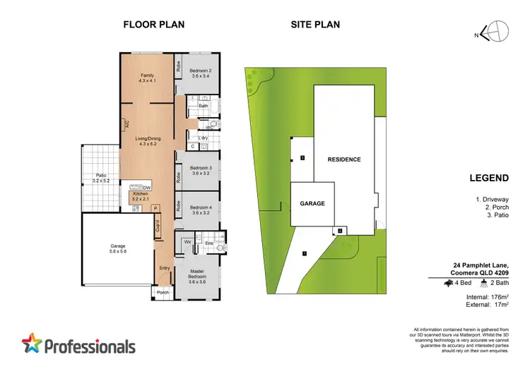 Floorplan of Homely house listing, 24 Pamphlet Lane, Coomera QLD 4209
