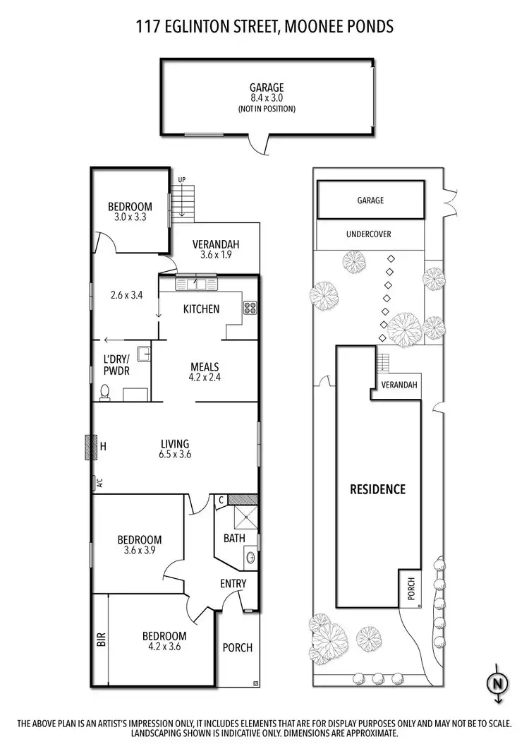 Floorplan of Homely house listing, 117 Eglinton Street, Moonee Ponds VIC 3039