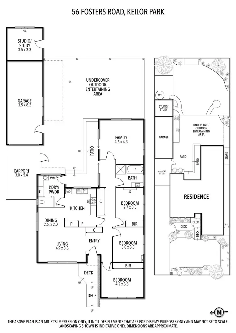 Floorplan of Homely house listing, 56 Fosters Road, Keilor Park VIC 3042