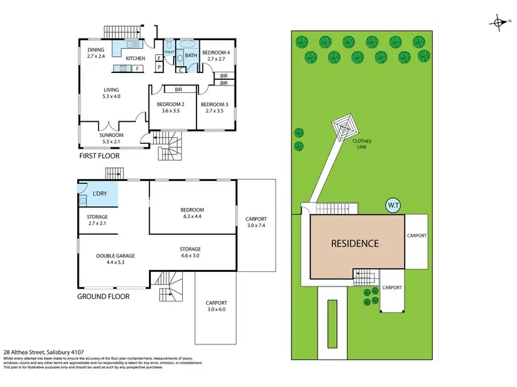 Floorplan of Homely house listing, 28 Althea Street, Salisbury QLD 4107