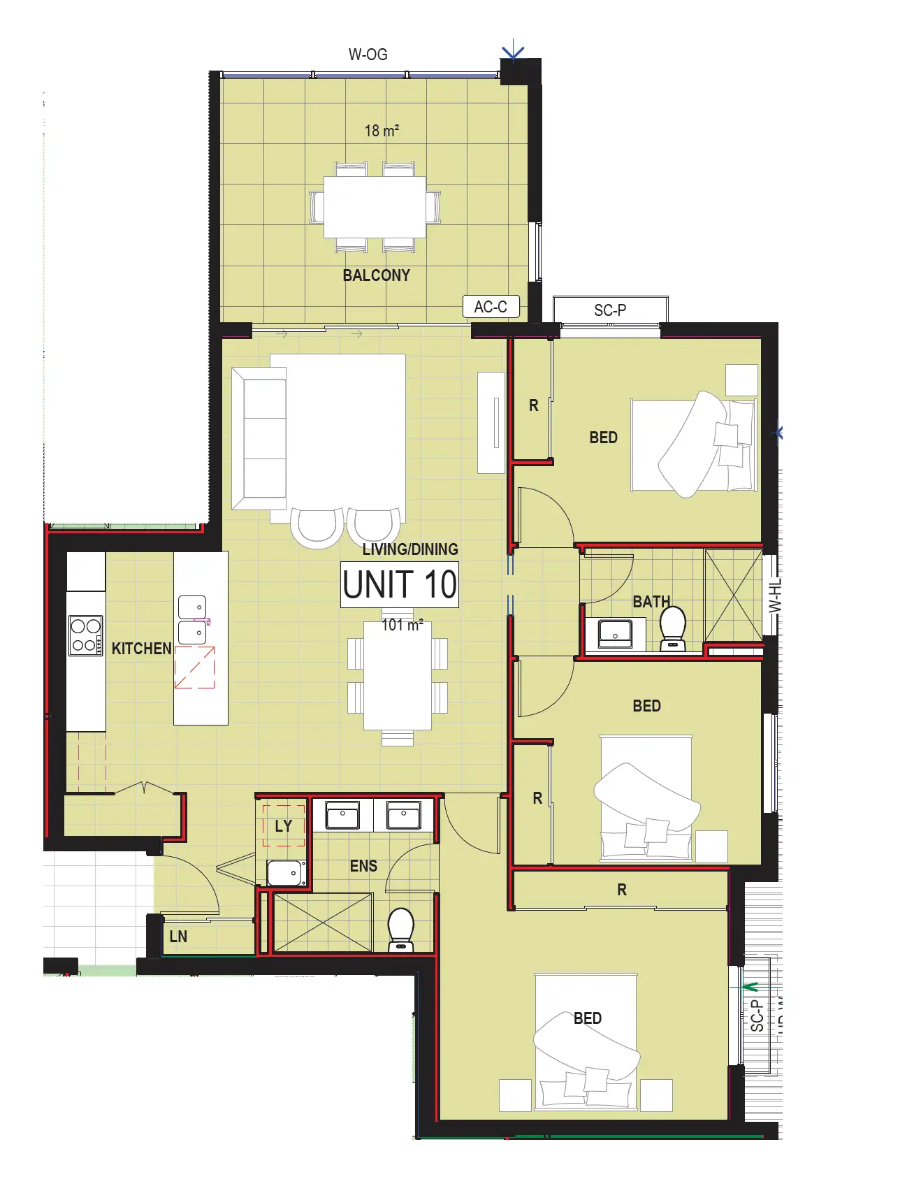 Floorplan of Homely apartment listing, Address available on request