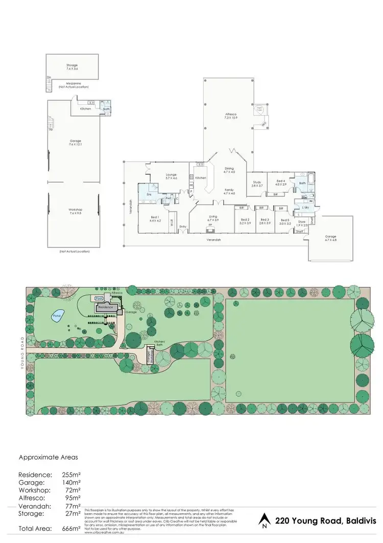 Floorplan of Homely house listing, 220 Young Road, Baldivis WA 6171