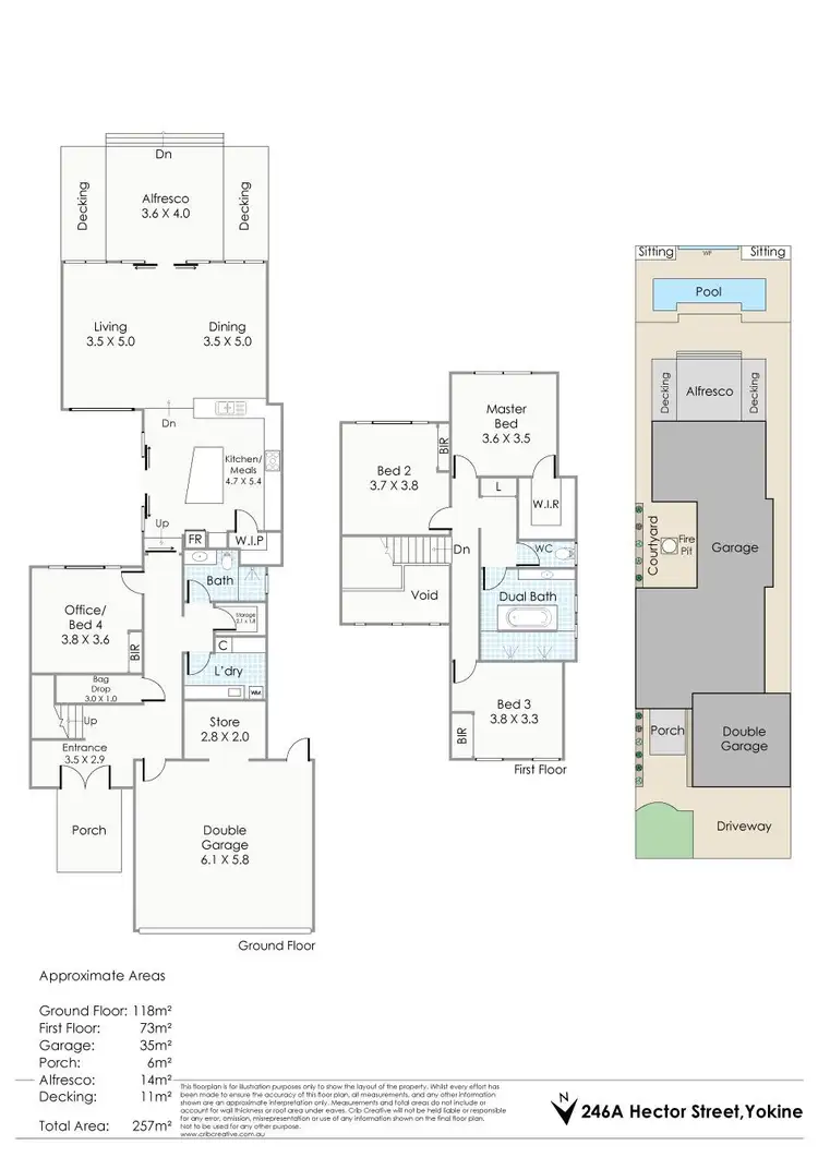 Floorplan of Homely house listing, 246A Hector Street, Tuart Hill WA 6060