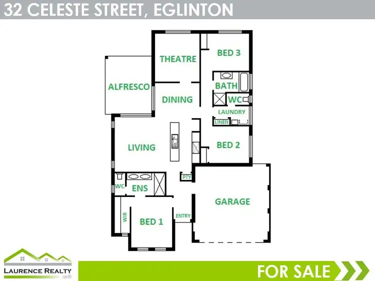 Floorplan of Homely house listing, 32 Celeste Street, Eglinton WA 6034