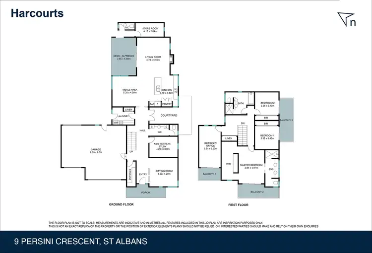 Floorplan of Homely house listing, 9 Persini Crescent, Cairnlea VIC 3023