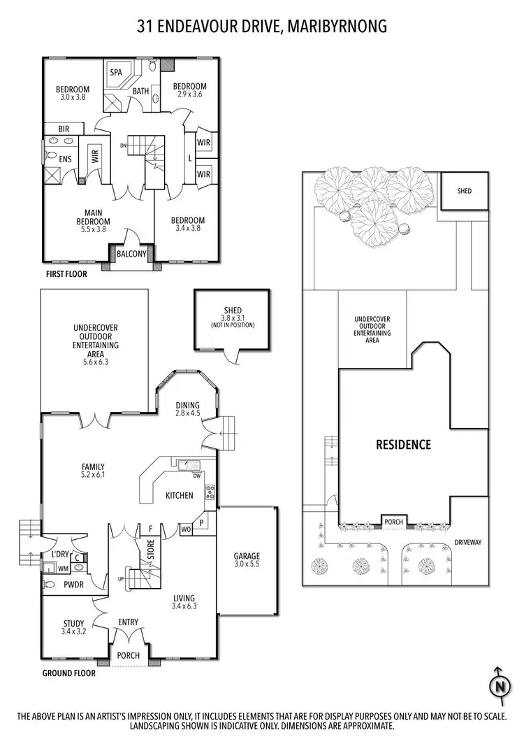 Floorplan of Homely house listing, 31 Endeavour Drive, Maribyrnong VIC 3032