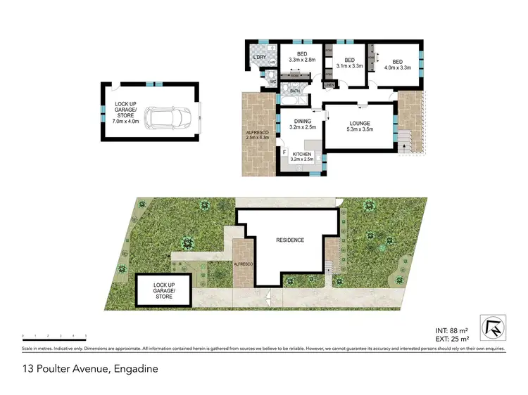 Floorplan of Homely house listing, 13 Poulter Avenue, Engadine NSW 2233