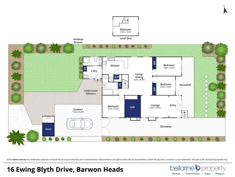 Floorplan of Homely house listing, 16 Ewing Blyth Drive, Barwon Heads VIC 3227