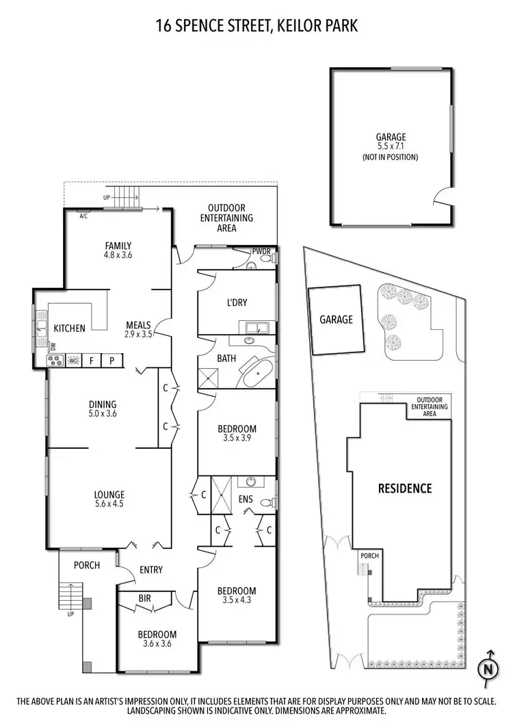 Floorplan of Homely house listing, 16 Spence Street, Keilor Park VIC 3042