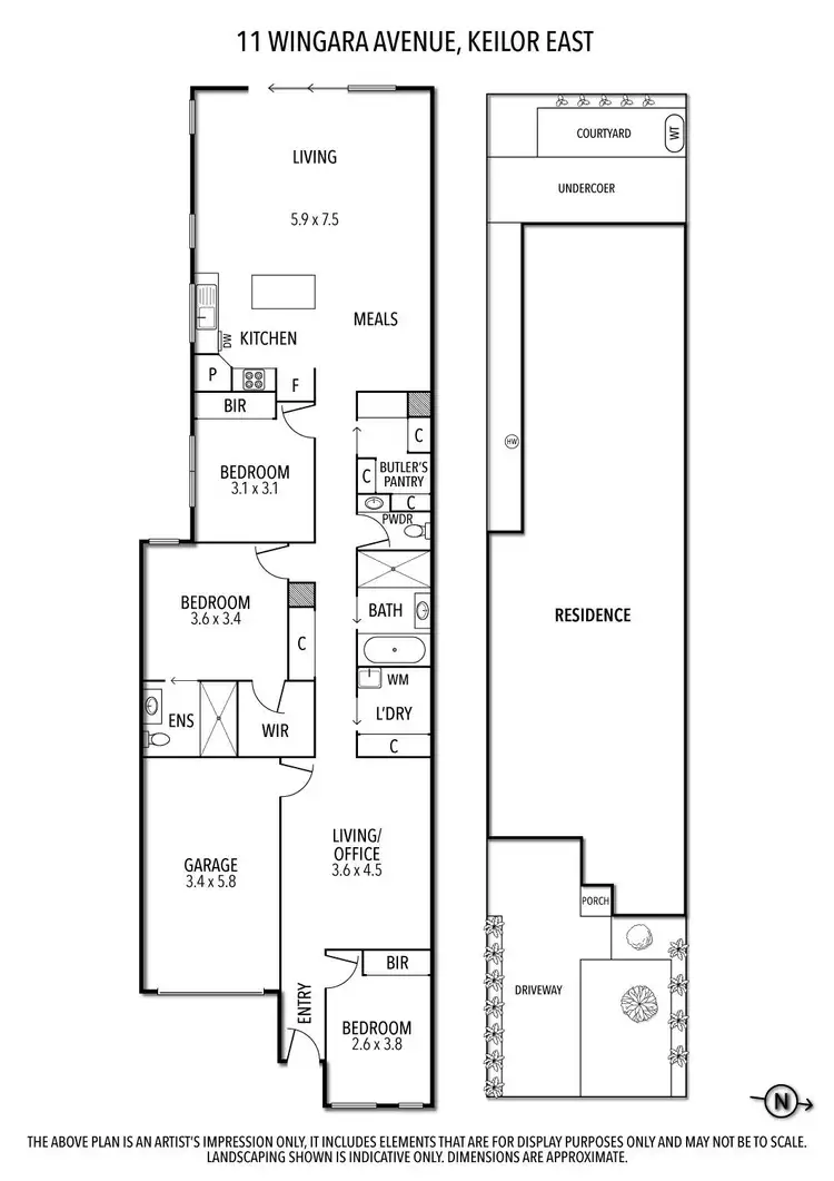 Floorplan of Homely house listing, 11 Wingara Avenue, Keilor East VIC 3033