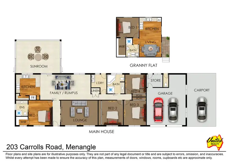 Floorplan of Homely house listing, 203 Carrolls Road, Menangle NSW 2568