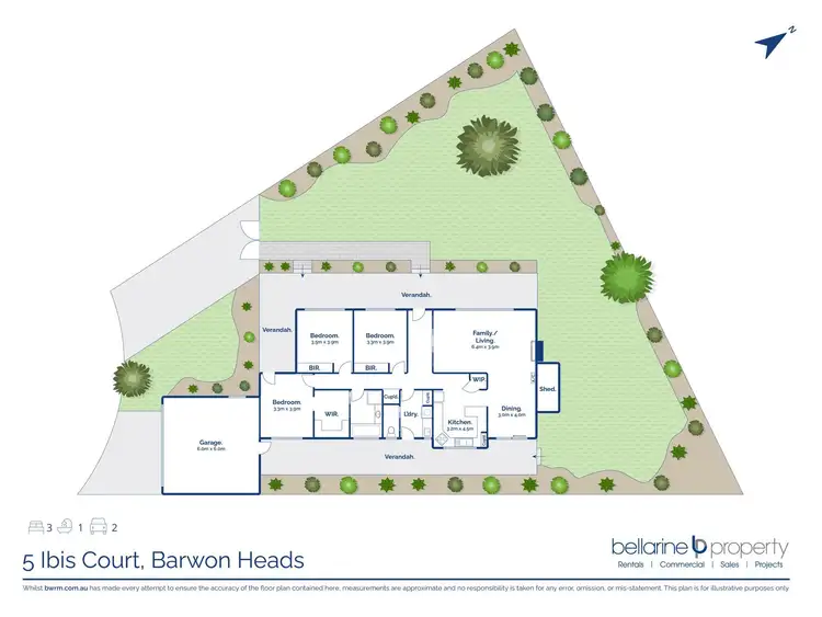 Floorplan of Homely house listing, 5 Ibis Court, Barwon Heads VIC 3227