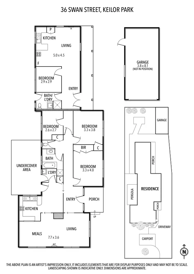 Floorplan of Homely house listing, 36 Swan Street, Keilor Park VIC 3042