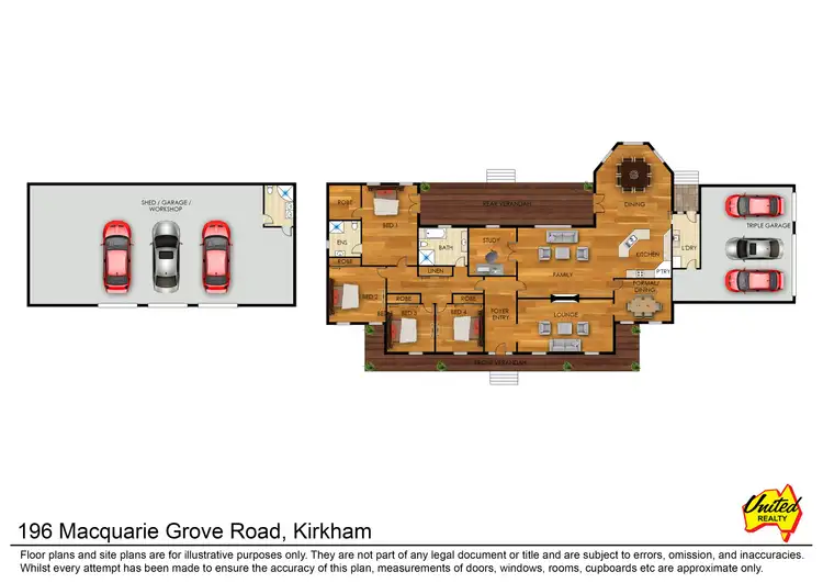 Floorplan of Homely house listing, 196 Macquarie Grove Road, Kirkham NSW 2570