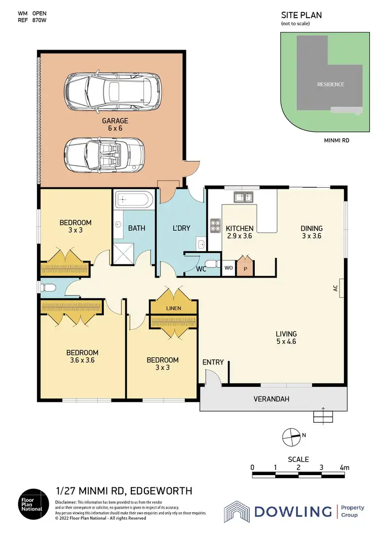 Floorplan of Homely semi-detached listing, 1/27-29 Minmi Road, Edgeworth NSW 2285