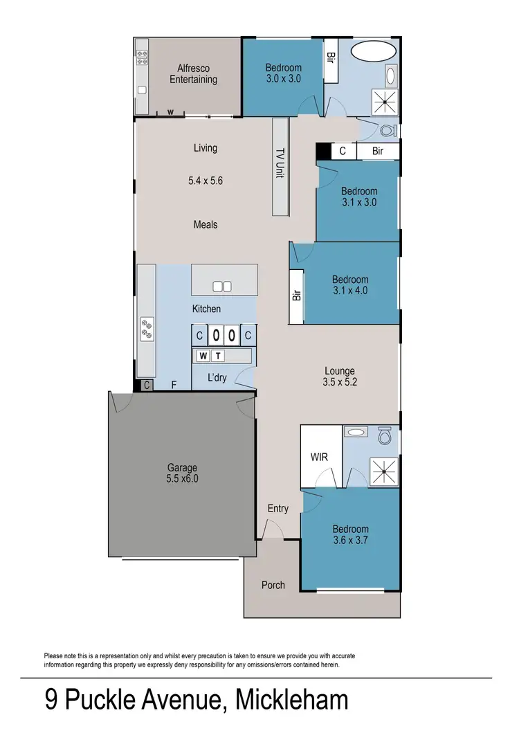 Floorplan of Homely house listing, 9 Puckle Avenue, Mickleham VIC 3064