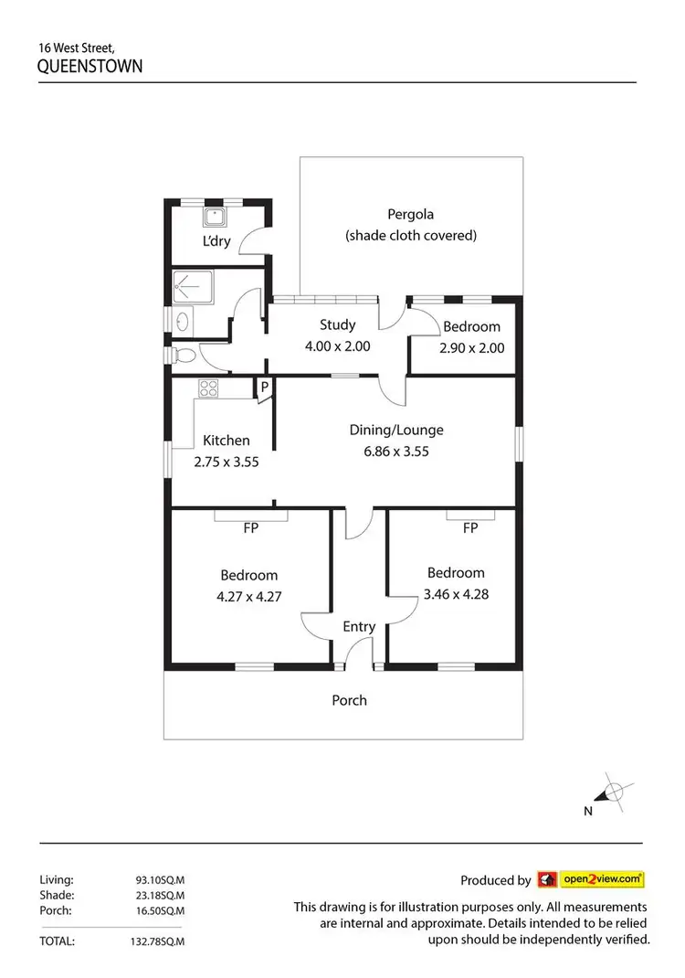 Floorplan of Homely house listing, 16 West Street, Queenstown SA 5014