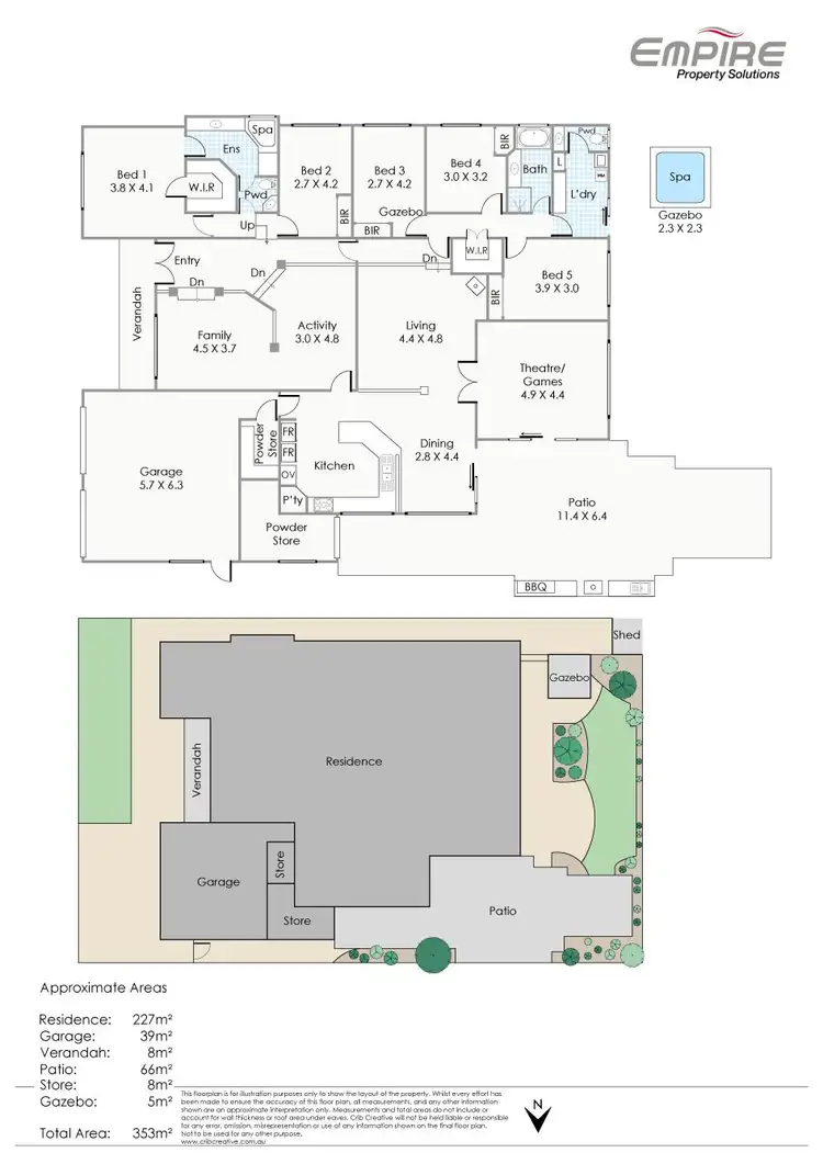 Floorplan of Homely house listing, 13 Luscombe Way, Coogee WA 6166