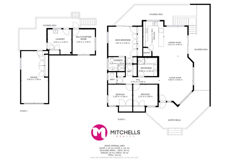 Floorplan of Homely house listing, 11 Talasea Drive, Kawungan QLD 4655