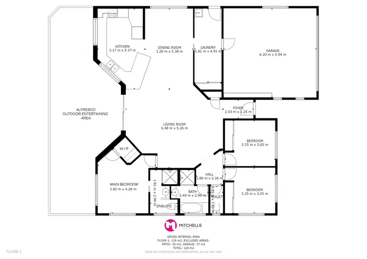Floorplan of Homely house listing, 56 Ann Street, Torquay QLD 4655
