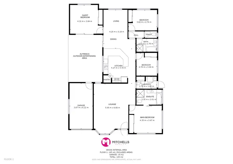 Floorplan of Homely house listing, 19 King Henry Court, Torquay QLD 4655