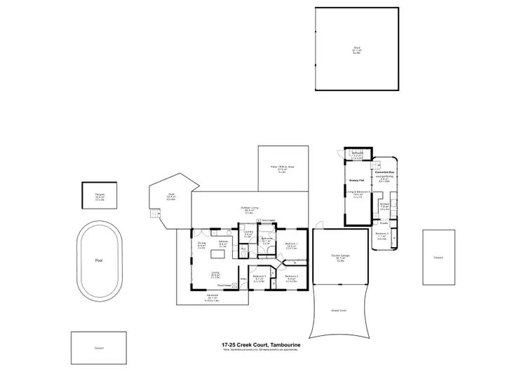 Floorplan of Homely rural property listing, 17-25 Creek Court, Tamborine QLD 4270