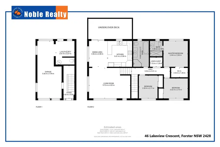 Floorplan of Homely house listing, 46 Lakeview Crescent, Forster NSW 2428