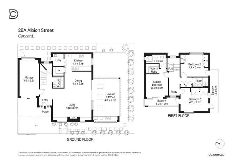 Floorplan of Homely semi-detached listing, 28A Albion Street, Concord NSW 2137