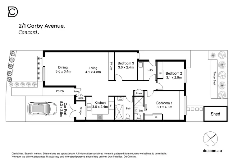 Floorplan of Homely villa listing, 2/1 Corby Avenue, Concord NSW 2137