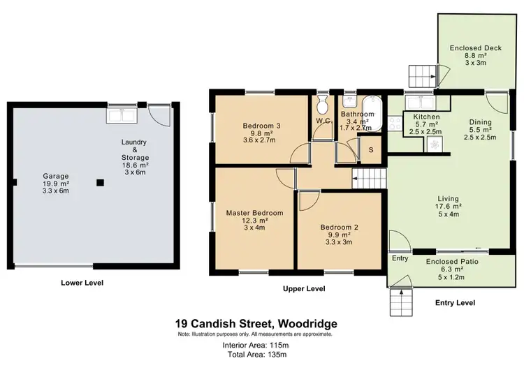 Floorplan of Homely house listing, 19 Candish Street, Woodridge QLD 4114