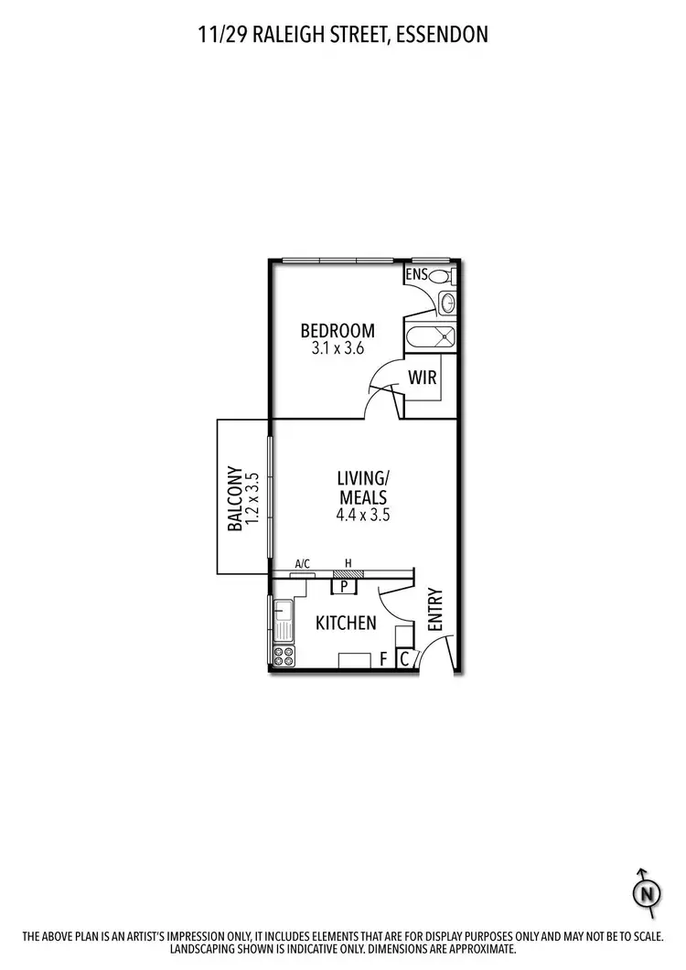 Floorplan of Homely unit listing, 11/29 Raleigh Street, Essendon VIC 3040