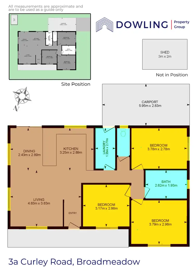Floorplan of Homely house listing, 3A Curley Road, Broadmeadow NSW 2292