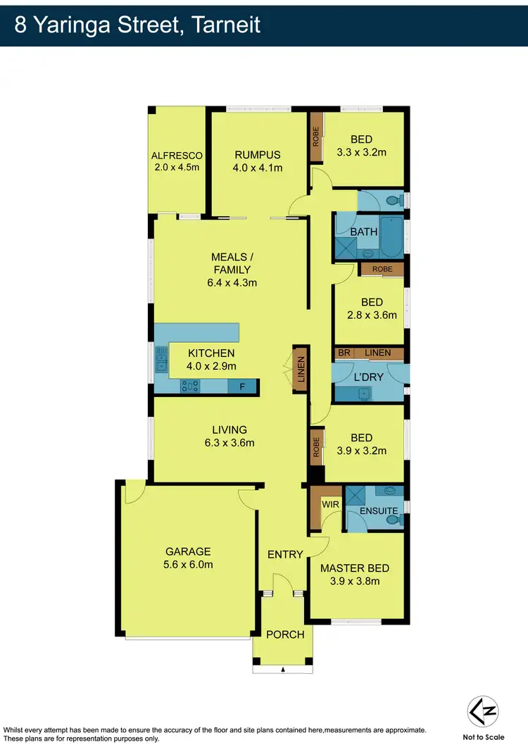 Floorplan of Homely house listing, 8 Yaringa Street, Tarneit VIC 3029