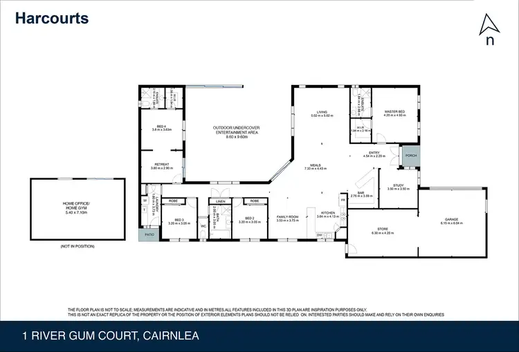 Floorplan of Homely house listing, 1 River Gum Court, Cairnlea VIC 3023