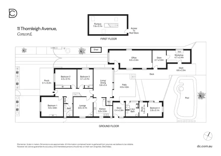 Floorplan of Homely house listing, 11 Thornleigh Avenue, Concord NSW 2137