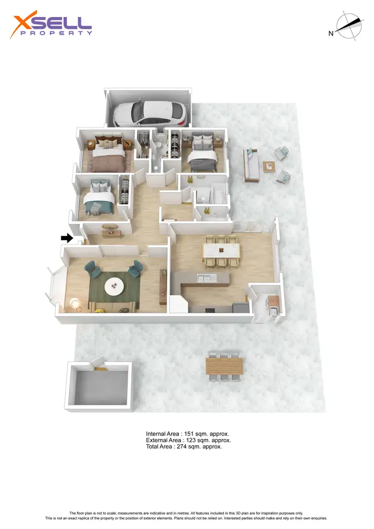 Floorplan of Homely house listing, 149 Hampstead Road, Greenacres SA 5086