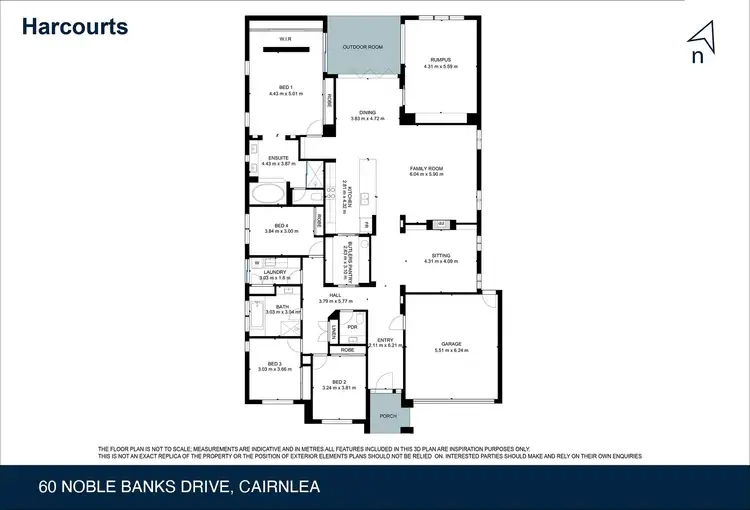 Floorplan of Homely house listing, 60 Nobel Banks Drive, Cairnlea VIC 3023